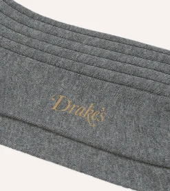 Drake’s Cotton Mid-Calf Socks