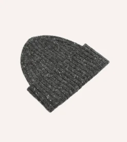 Drake’s Donegal Ribbed Merino Knit Cap