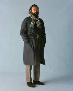 Drake’s Grey Harris Tweed One Pleat Games Trousers