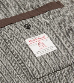 Drake’s Grey Herringbone Harris Tweed Games Blazer Mk. VII