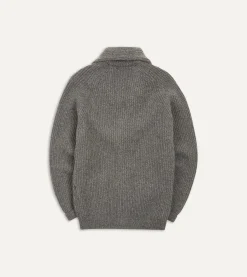 Drake’s Lambswool Shawl Collar Cardigan