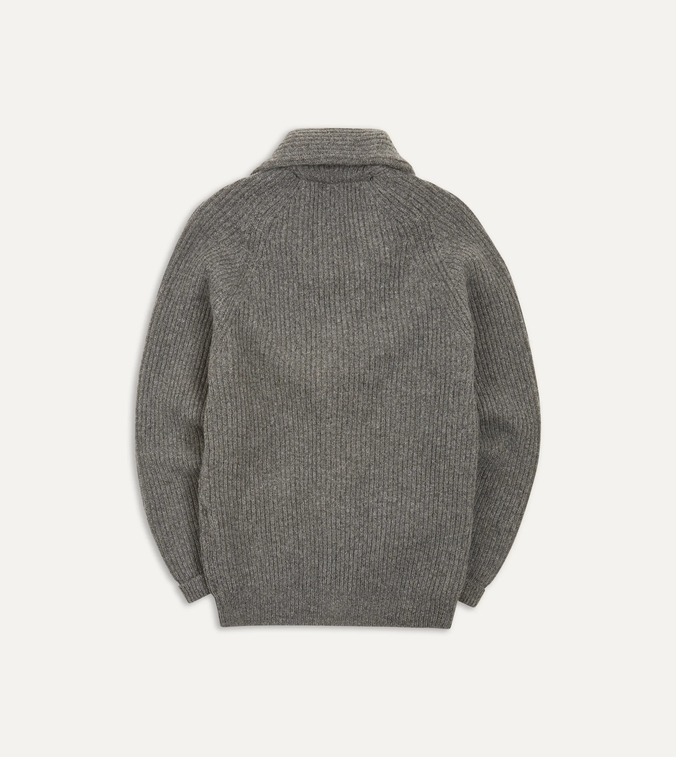 Drake’s Lambswool Shawl Collar Cardigan