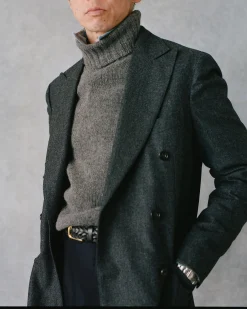 Drake’s Lambswool Submariner Roll Neck Jumper