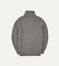 Drake’s Lambswool Submariner Roll Neck Jumper
