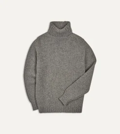 Drake’s Lambswool Submariner Roll Neck Jumper