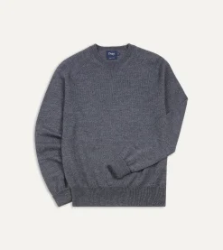 Drake’s Melange Merino Crew Neck Jumper