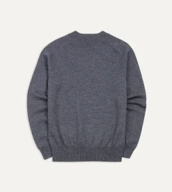 Drake’s Merino Wool V Neck Jumper