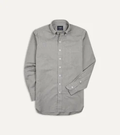 Drake’s Pinpoint Oxford Cotton Cloth Button-Down Shirt