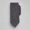 Drake’s Grey Pure Cashmere Solid Tipped Tie