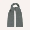 Drake’s Grey Solid Wool Scarf