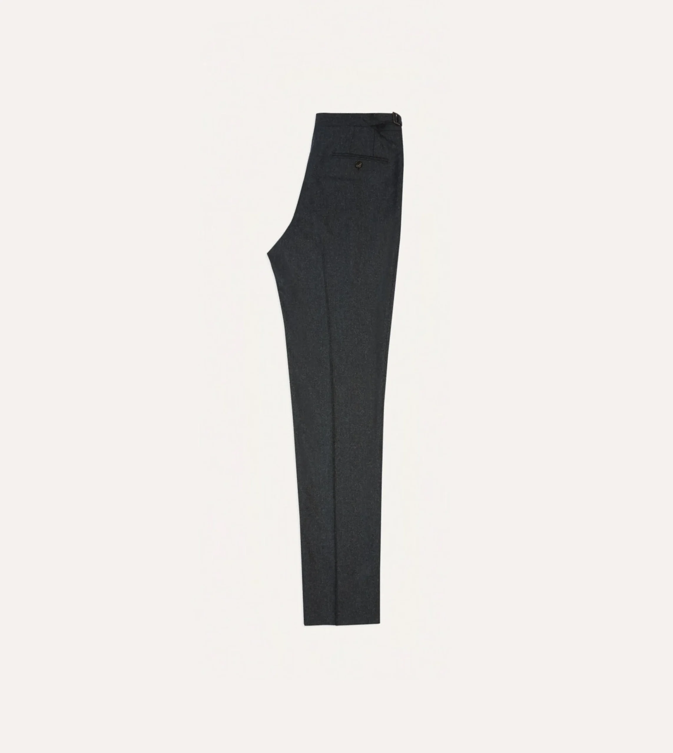 Drake’s Wool Flannel Single Pleat Trouser