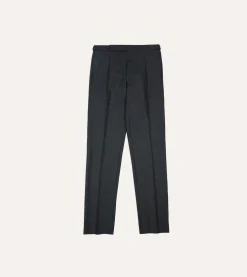 Drake’s Wool Flannel Single Pleat Trouser