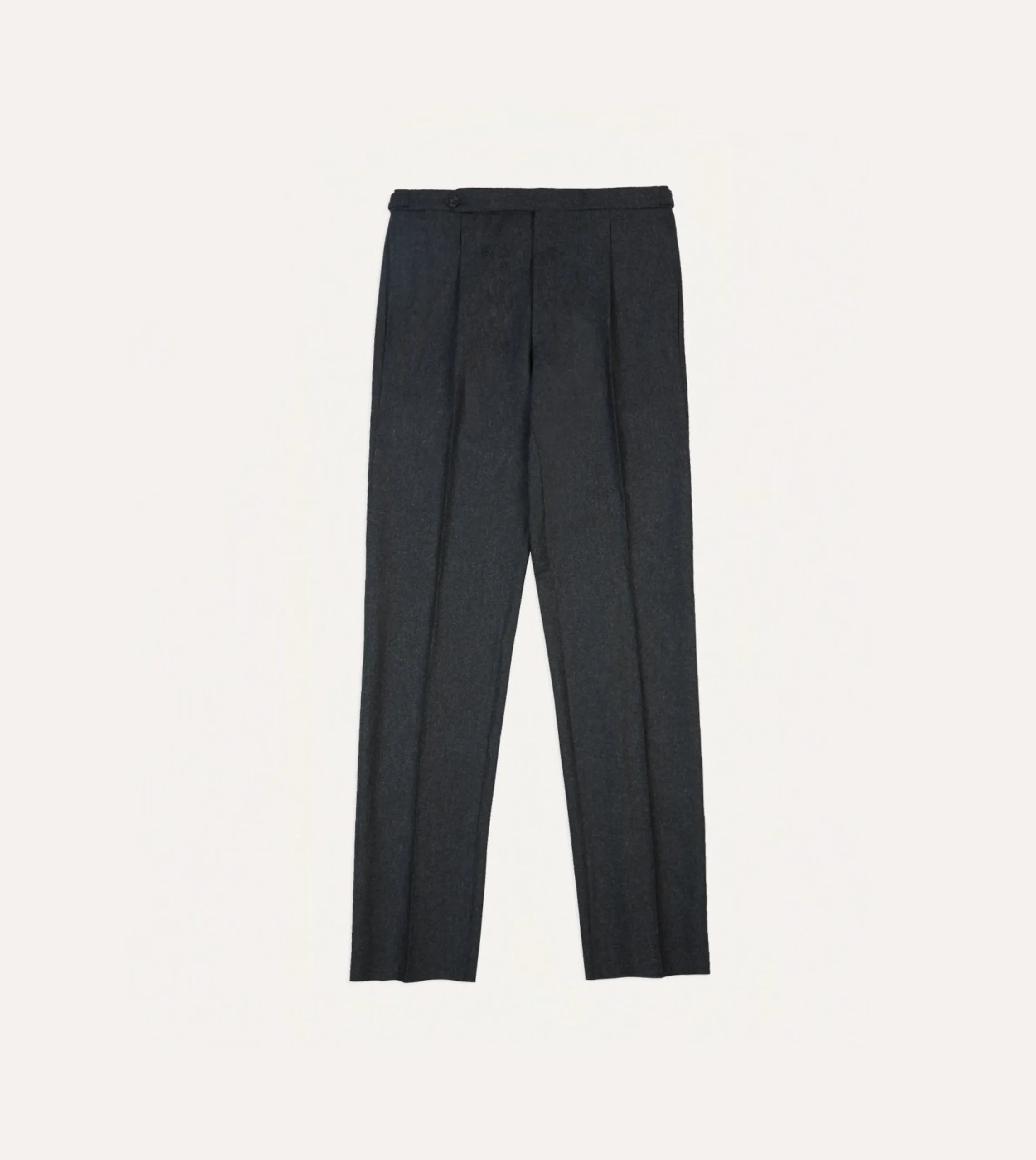 Drake’s Wool Flannel Single Pleat Trouser