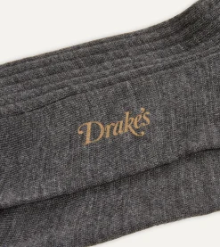 Drake’s Wool Over-The-Calf Socks