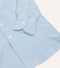 Drake’s Cotton Oxford Cloth Button-Down Shirt