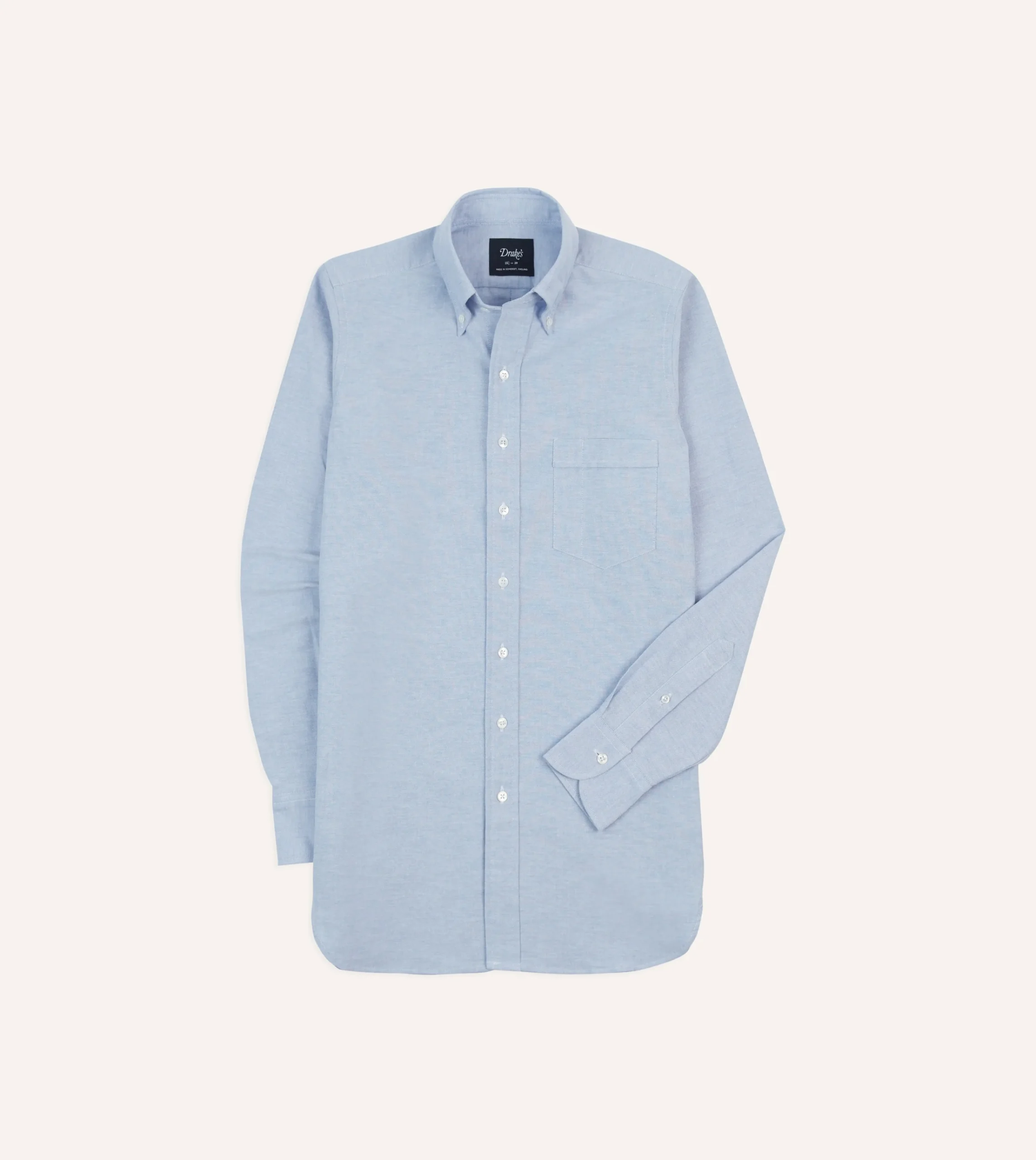 Drake’s Cotton Oxford Cloth Button-Down Shirt