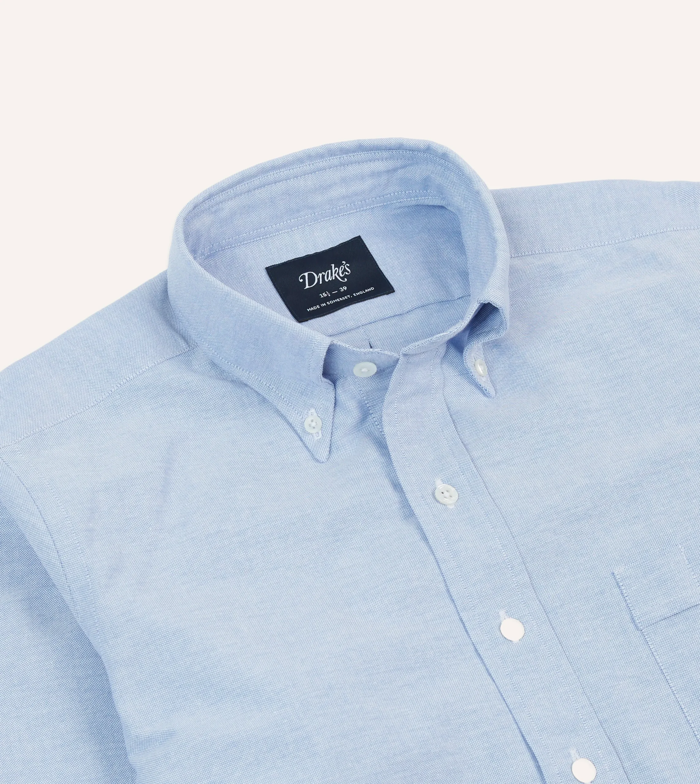 Drake’s Cotton Oxford Cloth Button-Down Shirt