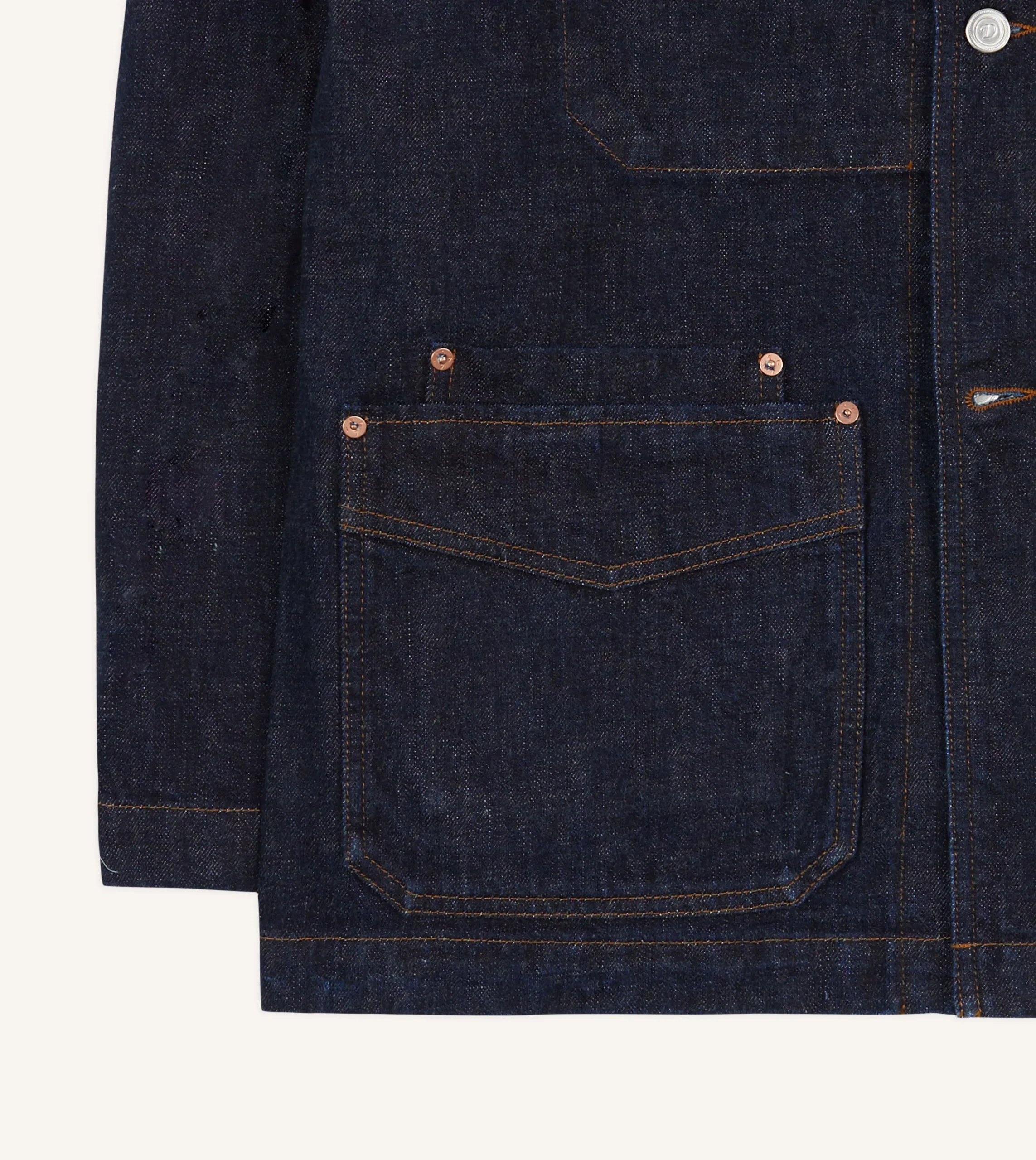 Drake’s Denim Five-Pocket Chore Jacket