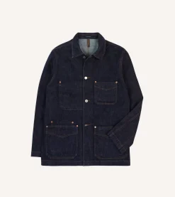 Drake’s Denim Five-Pocket Chore Jacket