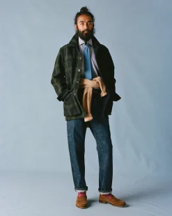 Drake’s Indigo Rinse 15.5oz Japanese Selvedge Denim Five-Pocket Jeans