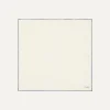 Drake’s Ivory And Blue Shoestring Border Silk Pocket Square