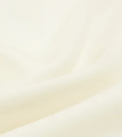 Drake’s Ivory And Brown Shoestring Border Silk Pocket Square