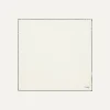 Drake’s Ivory And Green Shoestring Border Silk Pocket Square
