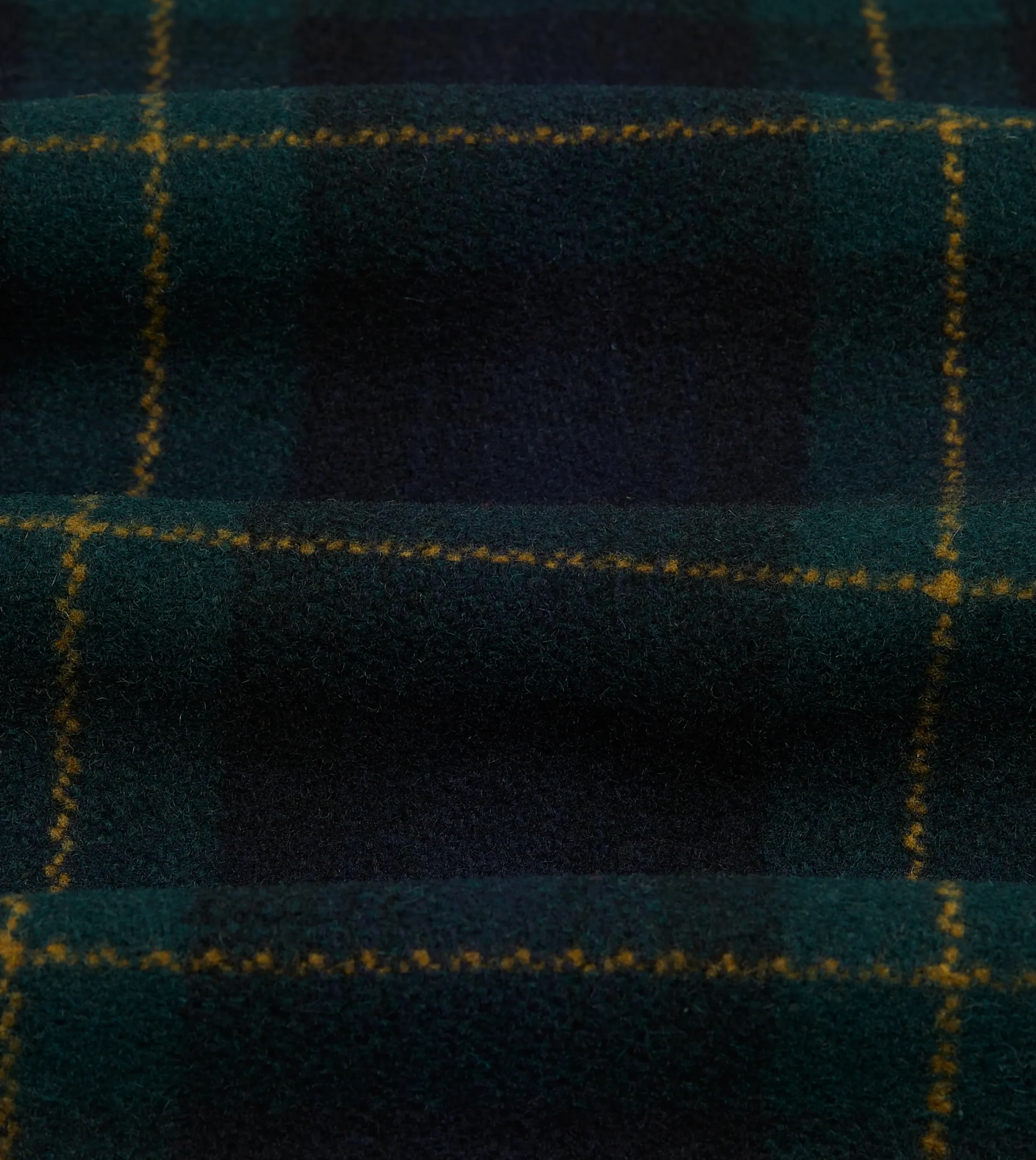 Drake’s Johnston Check Melton Wool Donkey Chore Jacket