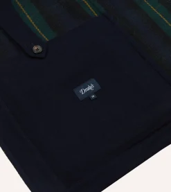 Drake’s Johnston Check Melton Wool Donkey Chore Jacket