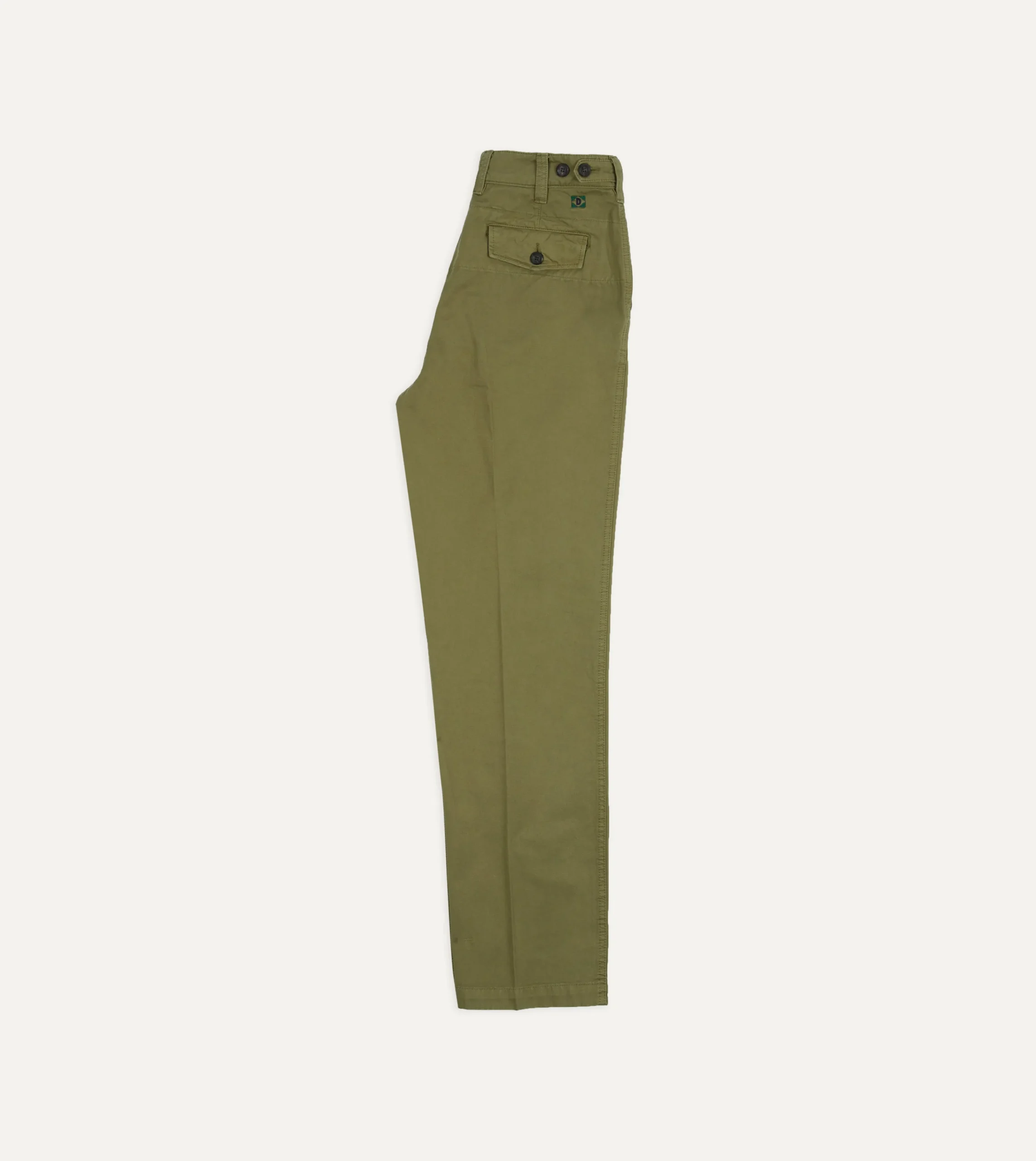 Drake’s Cotton Flat Front Chino