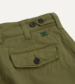 Drake’s Cotton Flat Front Chino