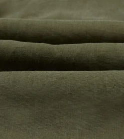 Drake’s Linen Camp Collar Long Sleeve Shirt