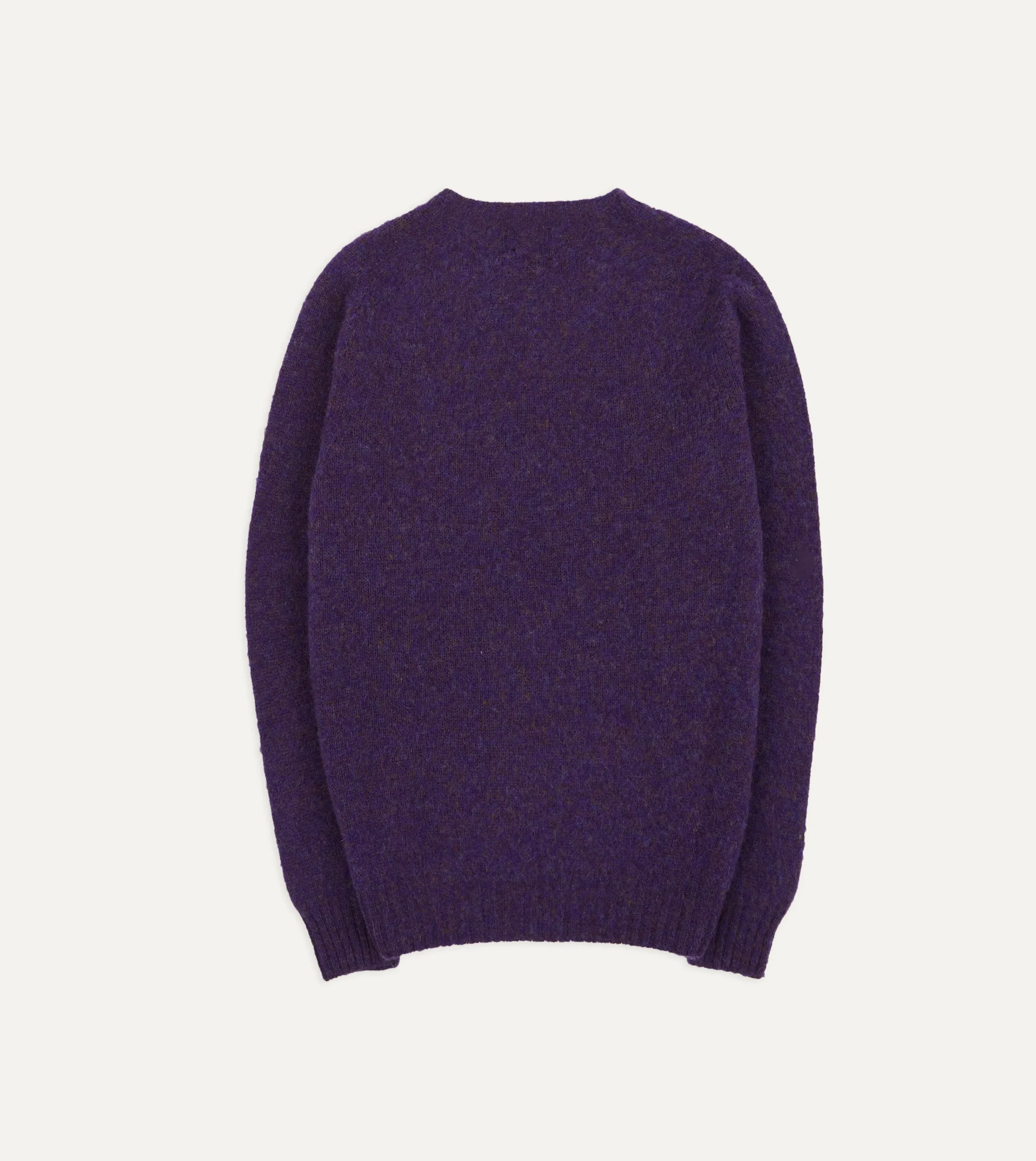 Drake’s Brushed Shetland Crew Neck Jumper