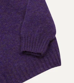 Drake’s Brushed Shetland Crew Neck Jumper
