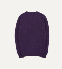 Drake’s Brushed Shetland Crew Neck Jumper