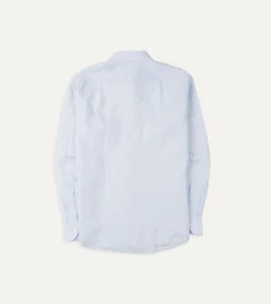 Drake’s Linen Spread Collar Shirt