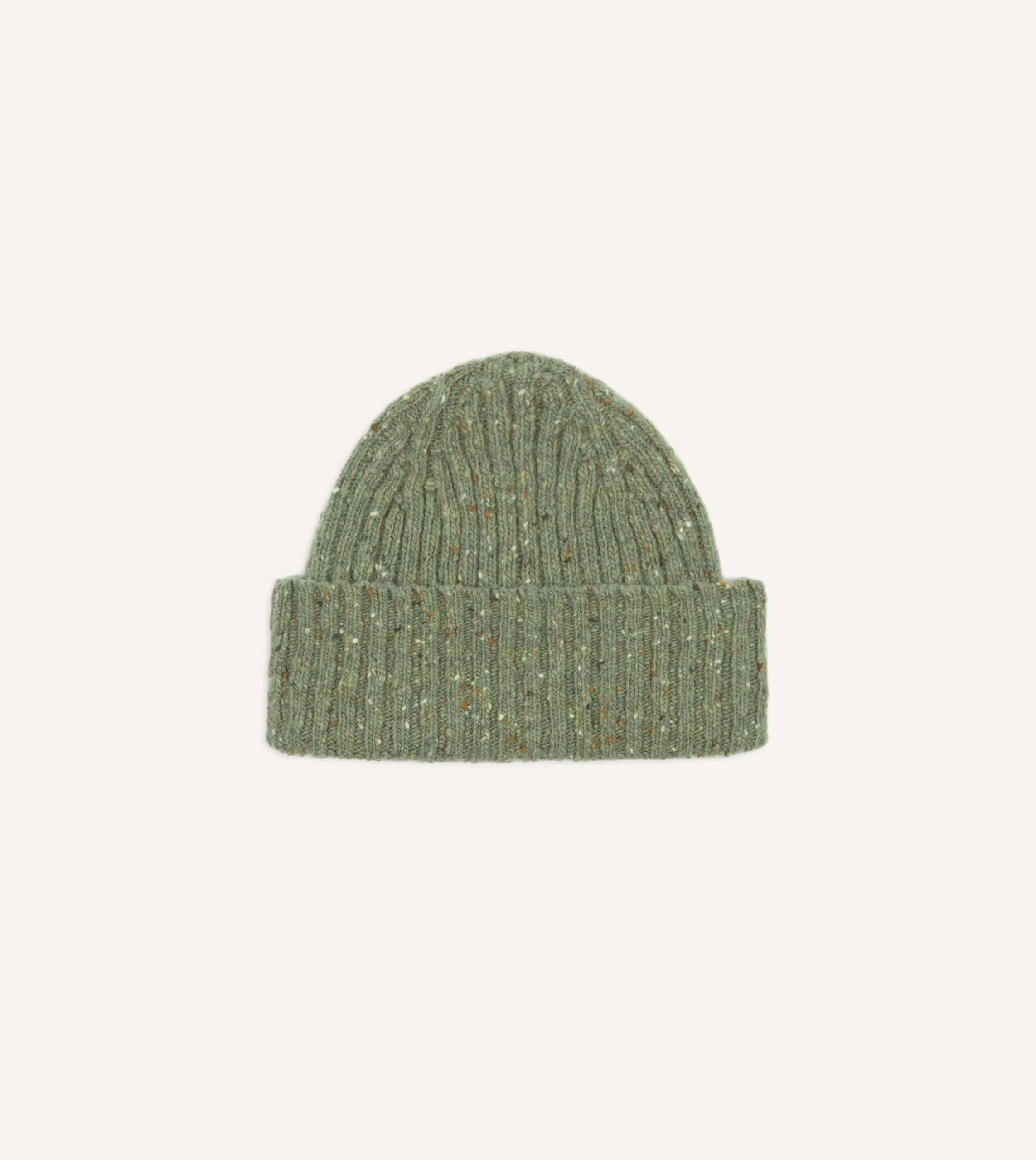 Drake’s Donegal Ribbed Merino Knit Cap
