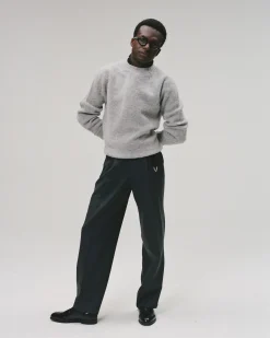 Drake’s Brushed Shetland Crew Neck Jumper