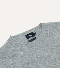 Drake’s Brushed Shetland Crew Neck Jumper