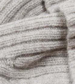Drake’s Lambswool Ribbed Knit Cap