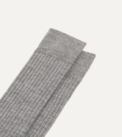 Drake’s Wool Over-The-Calf Socks