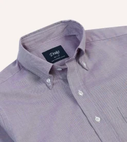 Drake’s Pinpoint Oxford Cotton Cloth Button-Down Shirt