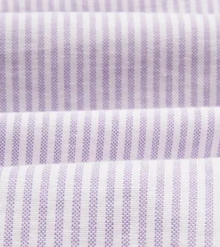 Drake’s Ticking Stripe Cotton Oxford Cloth Button-Down Shirt