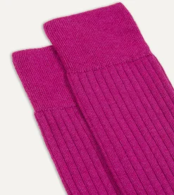 Drake’s Wool Mid-Calf Socks