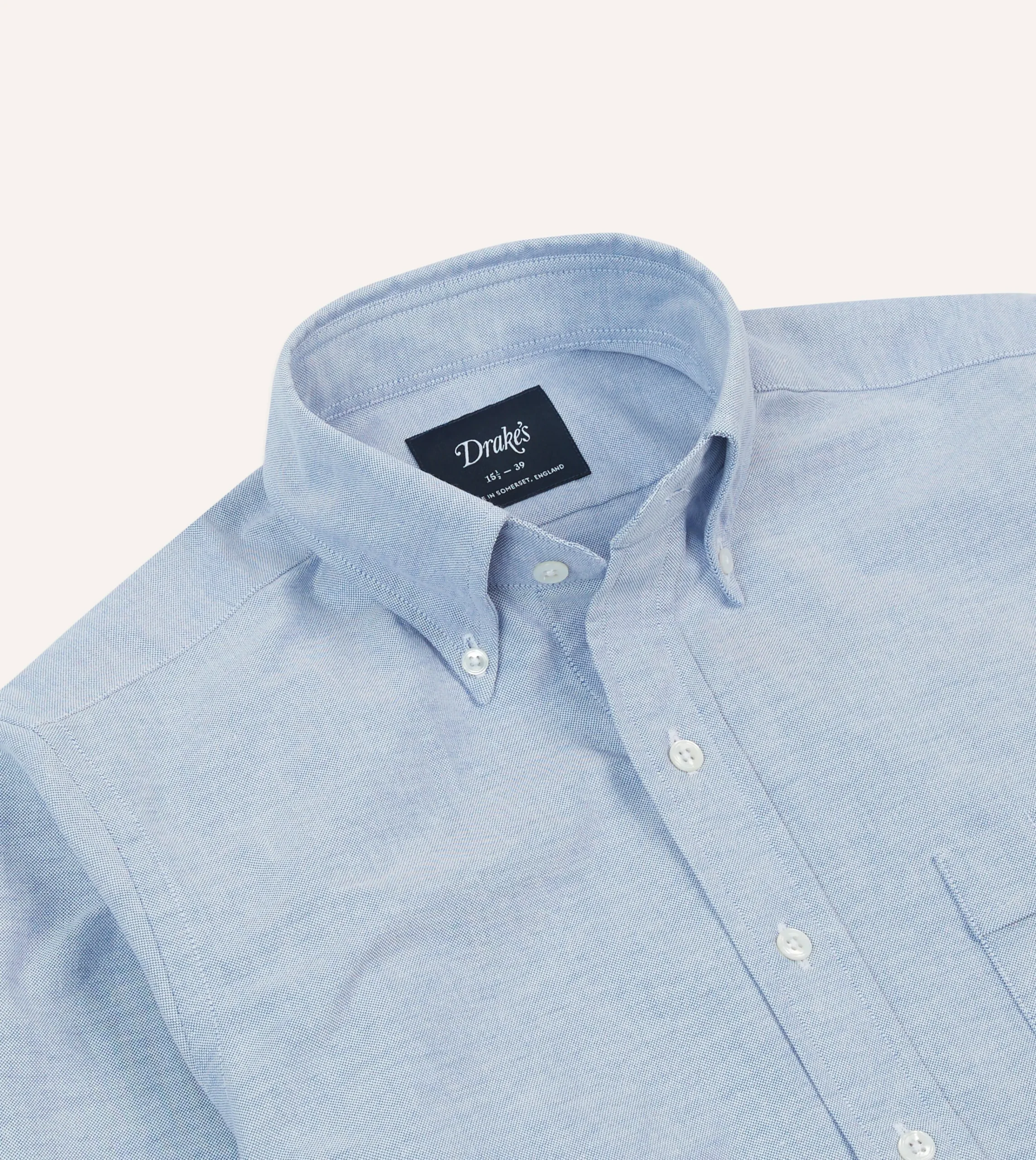 Drake’s Cotton Oxford Cloth Button-Down Shirt