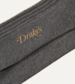 Drake’s Cotton Over-the-Calf Socks