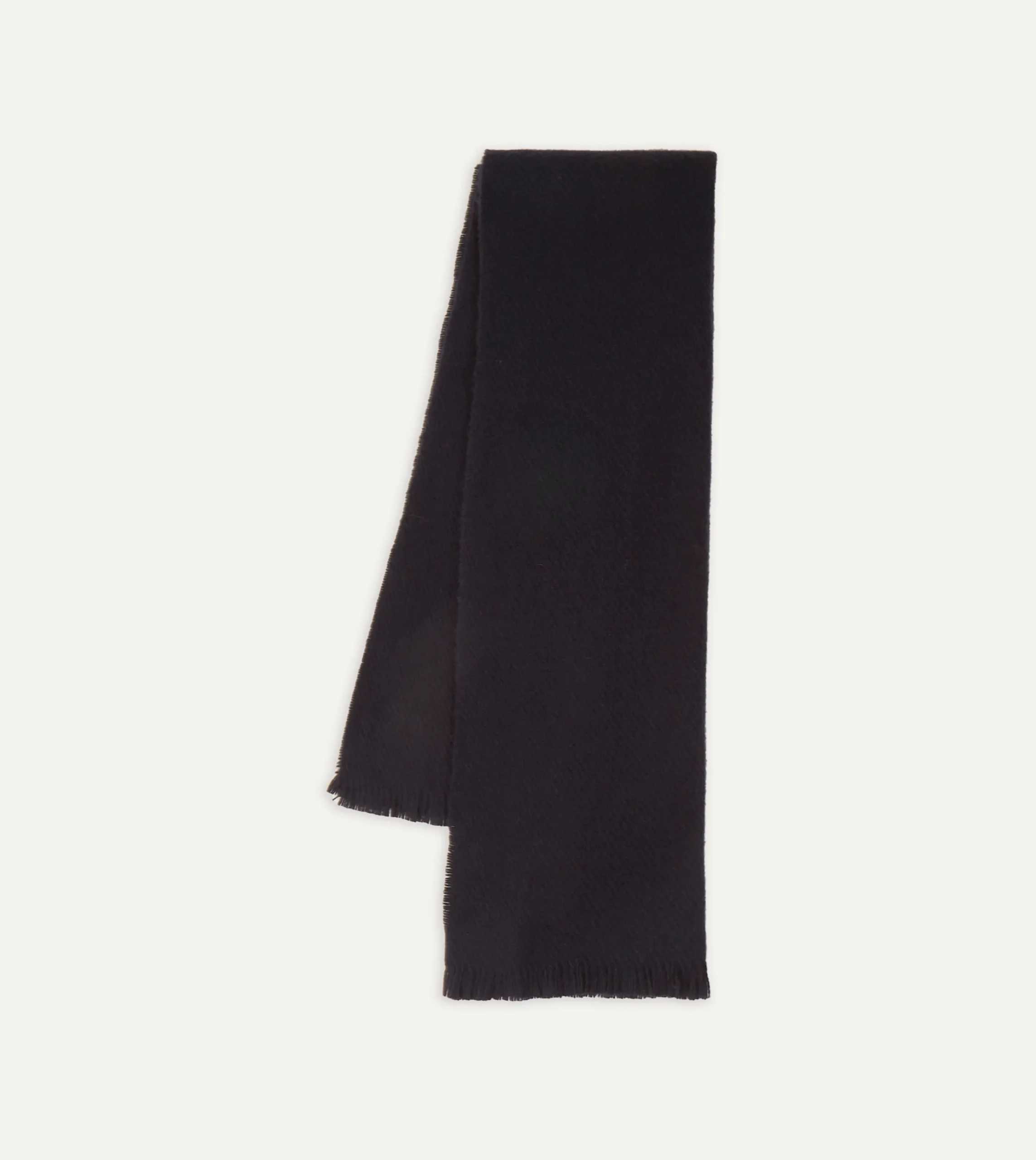 Drake’s Navy Cashmere Scarf