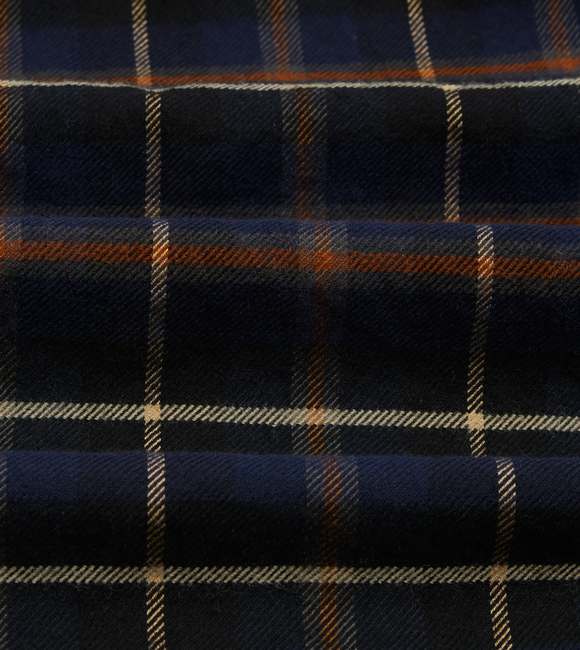 Drake’s Navy Check Wool-Cotton Four-Pocket Chore Jacket