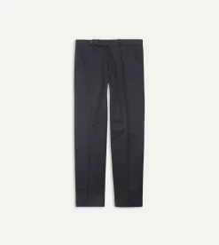 Drake’s Cotton Drill Flat Front Trouser