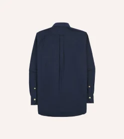 Drake’s Cotton Flannel Two-Pocket Work Shirt